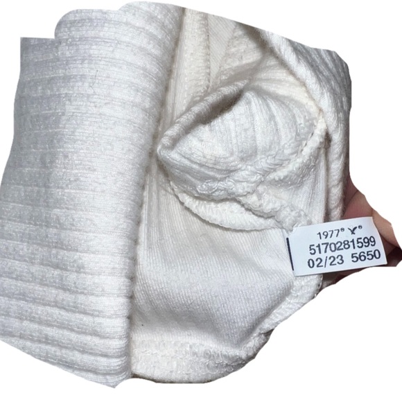 Ribbed American Eagle 2 Piece Bodysuit Top - Picture 10 of 11